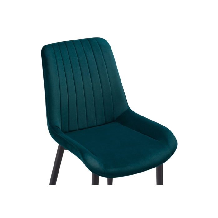 Стул на металлокаркасе Seda 1 green / gold / black