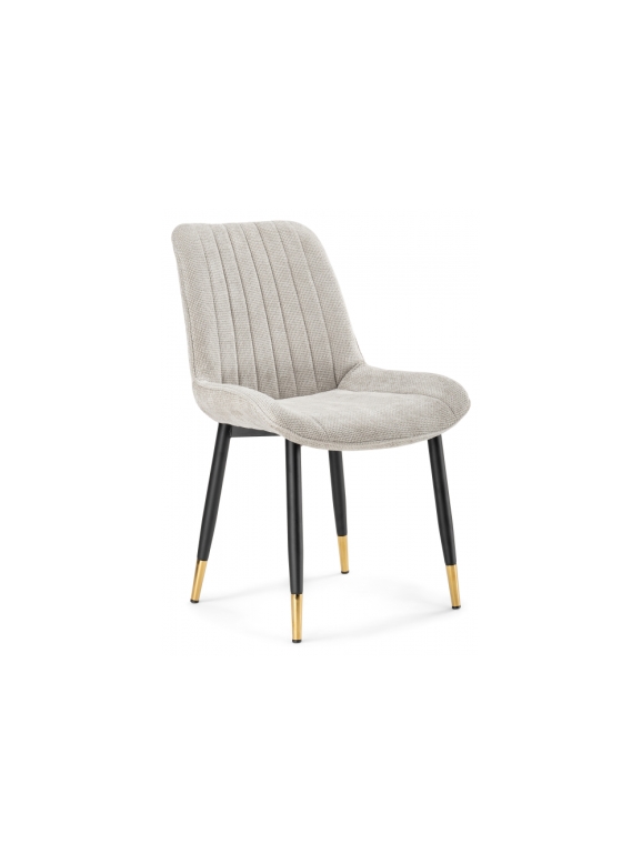 Стул на металлокаркасе Seda 1 latte / black / gold