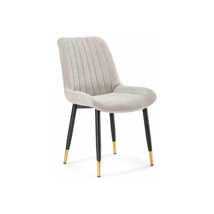 Стул на металлокаркасе Seda 1 latte / black / gold