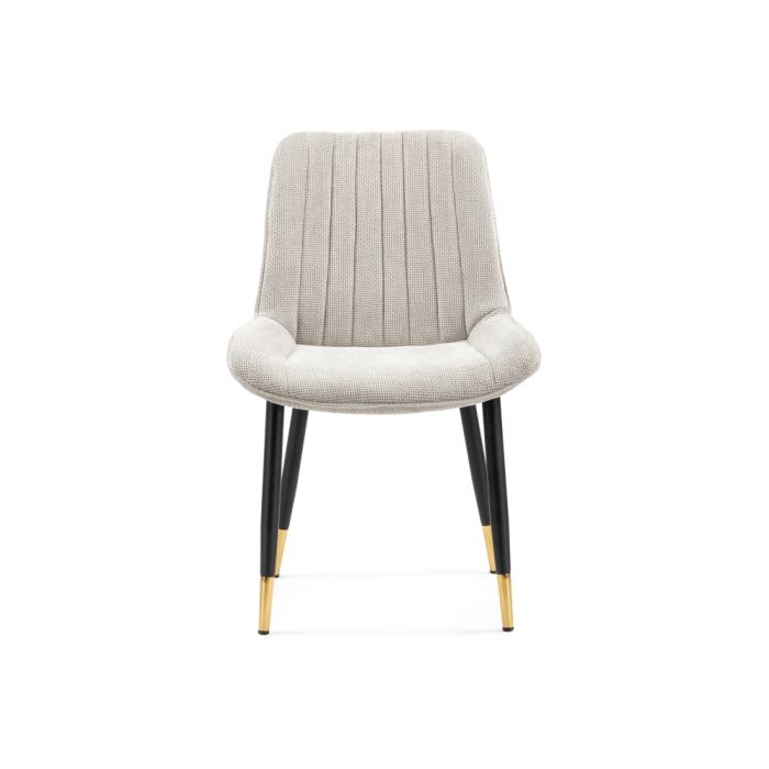 Стул на металлокаркасе Seda 1 latte / black / gold