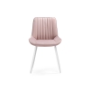 Стул на металлокаркасе Седа розовый / белый