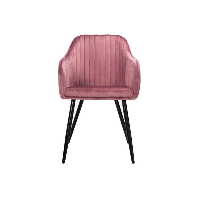 Стул на металлокаркасе Slam dark pink