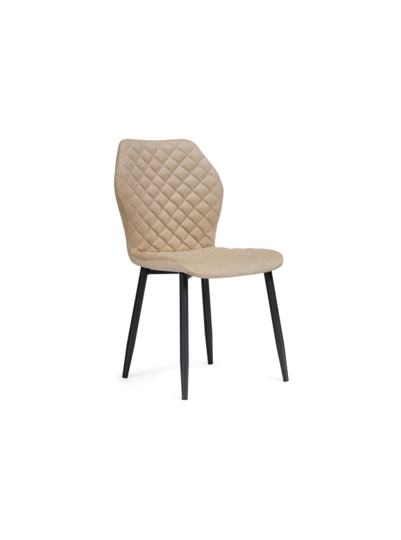 Стул на металлокаркасе Софи бежевый / черный
