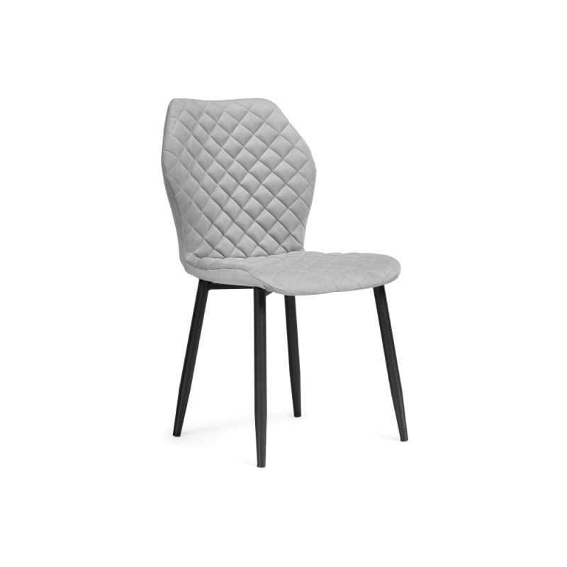 Стул на металлокаркасе Софи светло-серый / черный