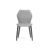 Стул на металлокаркасе Софи светло-серый / черный