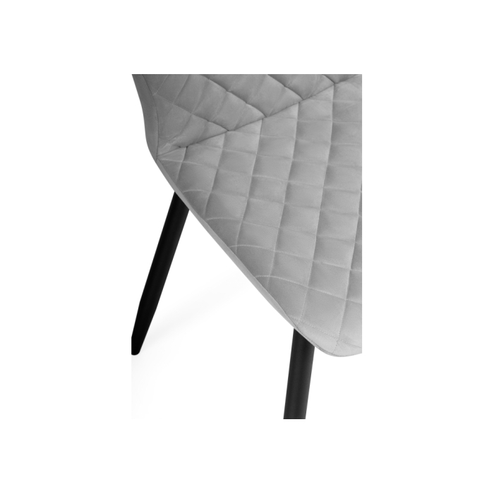 Стул на металлокаркасе Софи светло-серый / черный