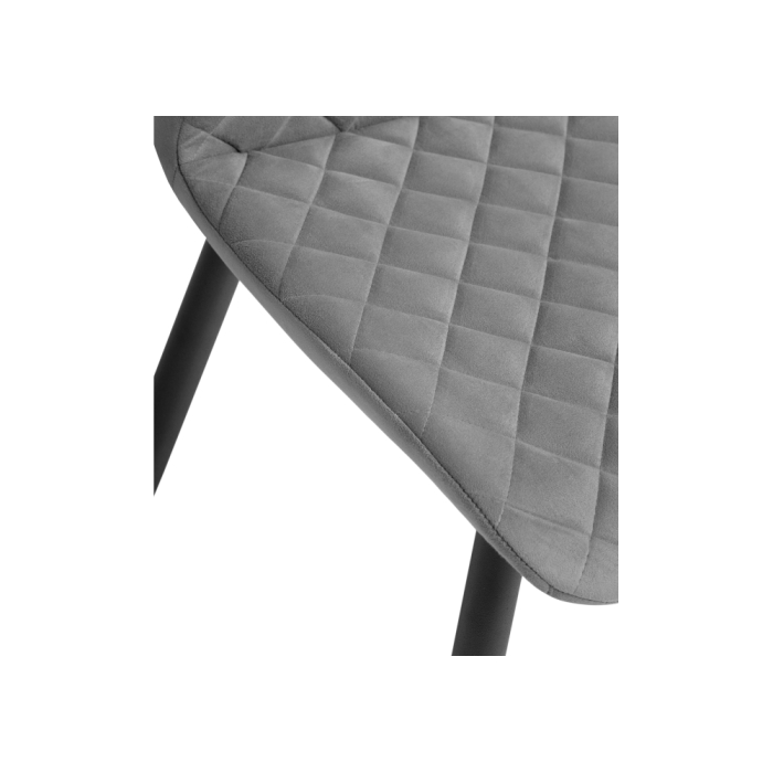 Стул на металлокаркасе Софи темно-серый / черный