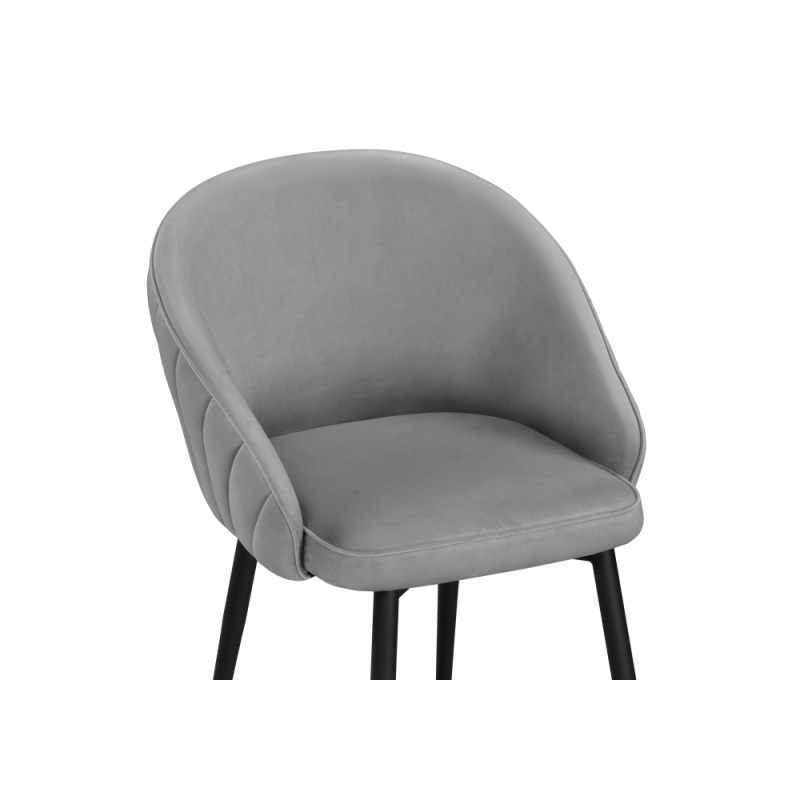 Стул на металлокаркасе Сутгайн MR-11 / черный