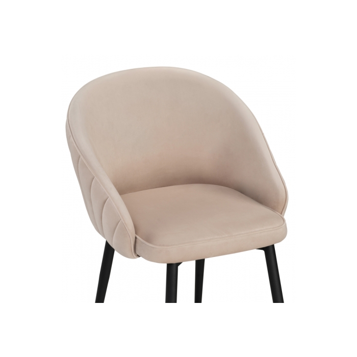 Стул на металлокаркасе Сутгайн MR-26 / черный