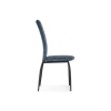 Стул на металлокаркасе Tod black / blue