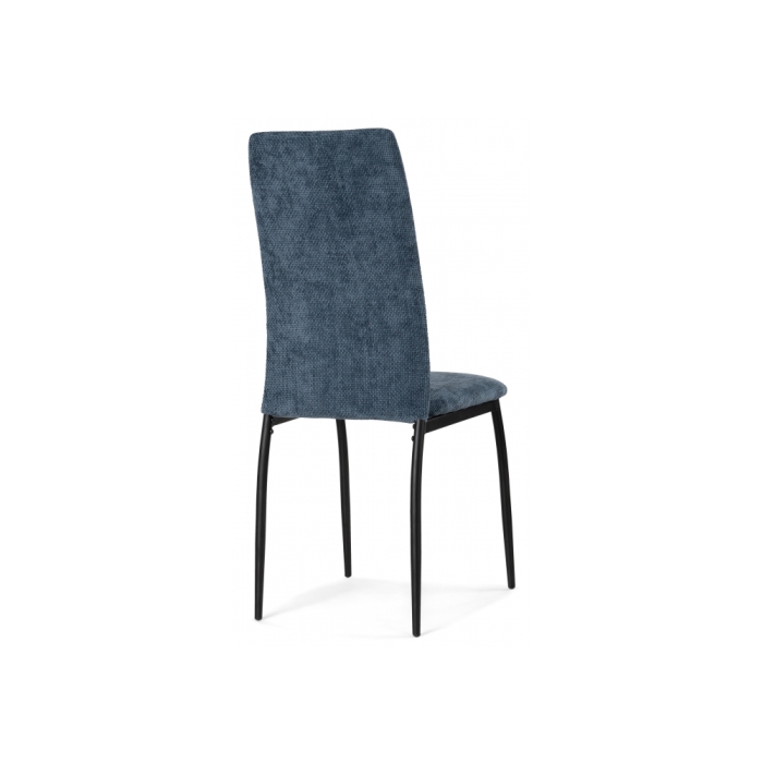 Стул на металлокаркасе Tod black / blue