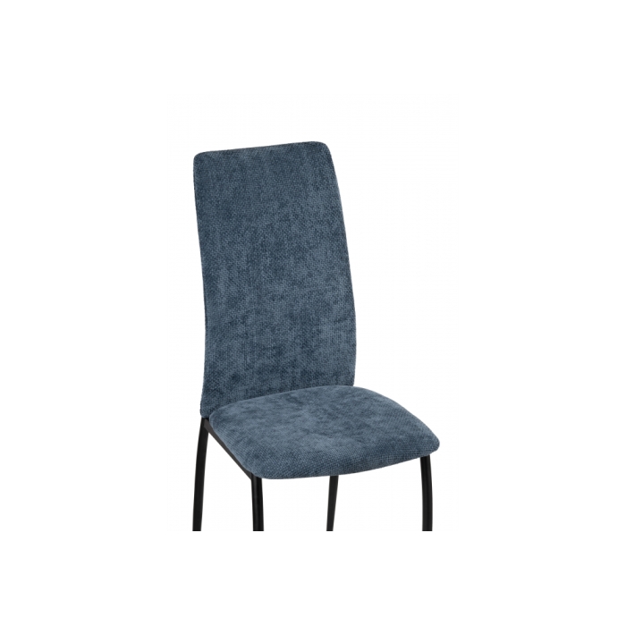 Стул на металлокаркасе Tod black / blue