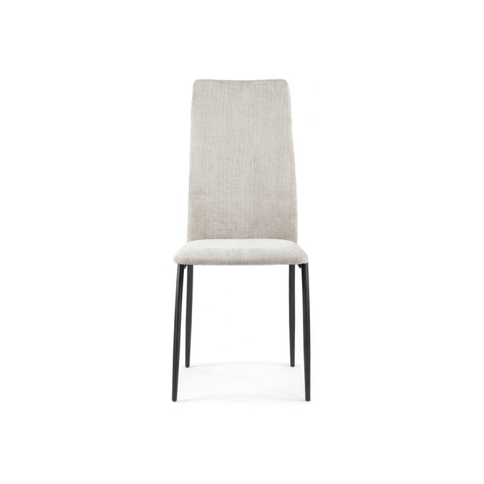 Стул на металлокаркасе Tod latte / black