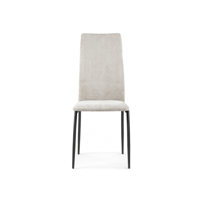 Стул на металлокаркасе Tod latte / black