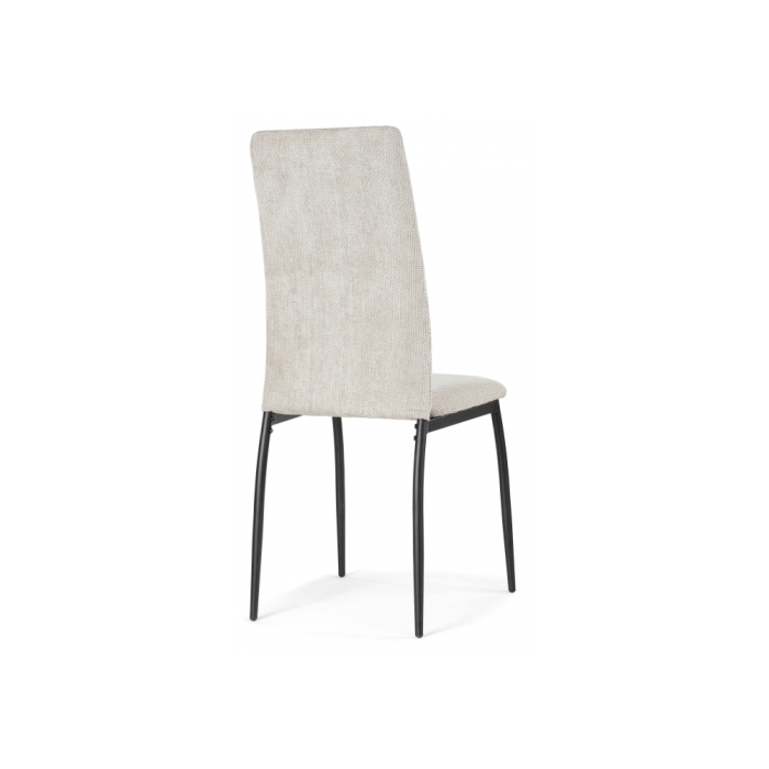 Стул на металлокаркасе Tod latte / black