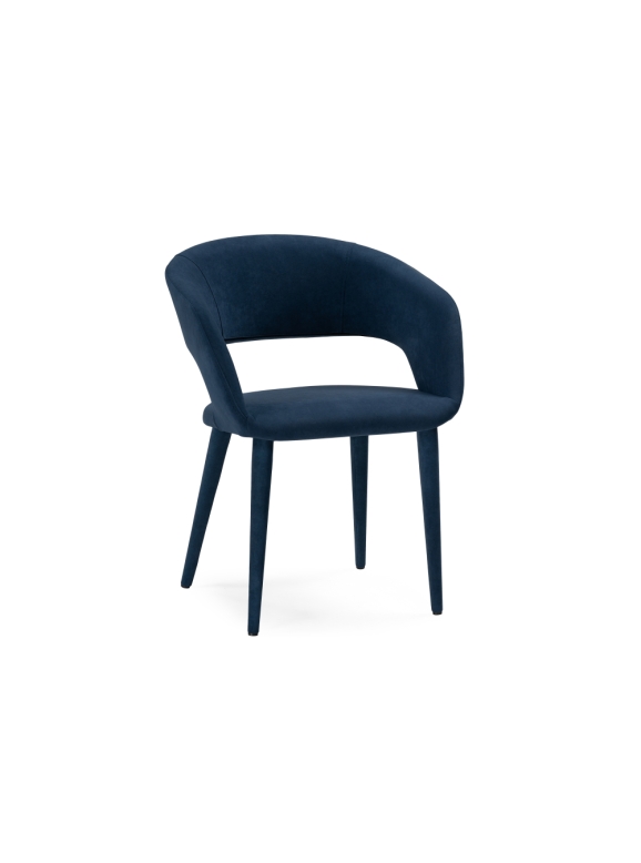 Стул на металлокаркасе Торган с чехлом катания дарк блю