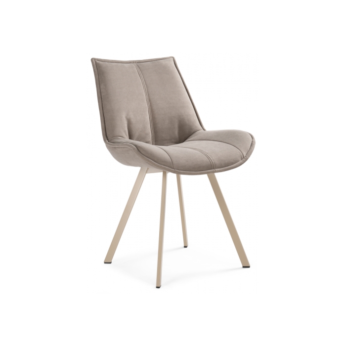 Стул на металлокаркасе Тува капучино / капучино