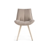 Стул на металлокаркасе Тува капучино / капучино