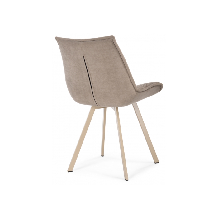 Стул на металлокаркасе Тува капучино / капучино