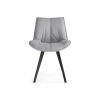 Стул на металлокаркасе Тува серый / черный каркас