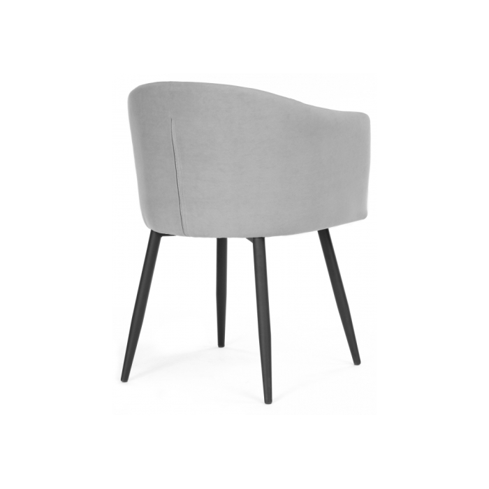 Стул на металлокаркасе Валета серый / черный