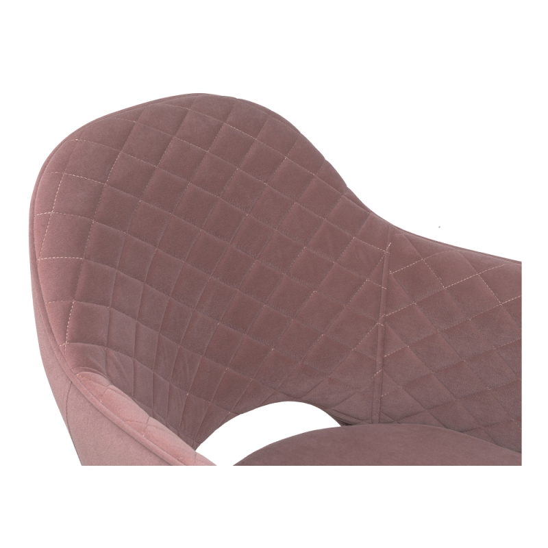 Стул на металлокаркасе Vener light purple / black