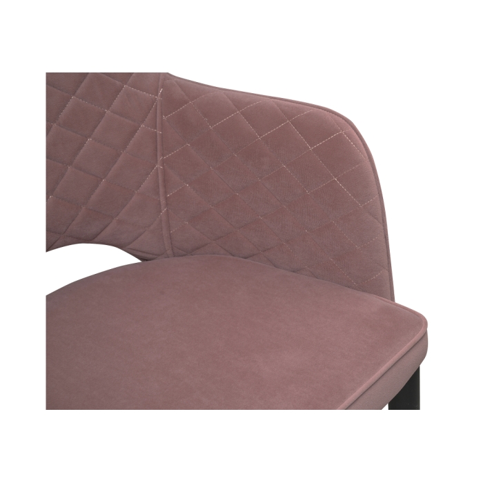 Стул на металлокаркасе Vener light purple / black