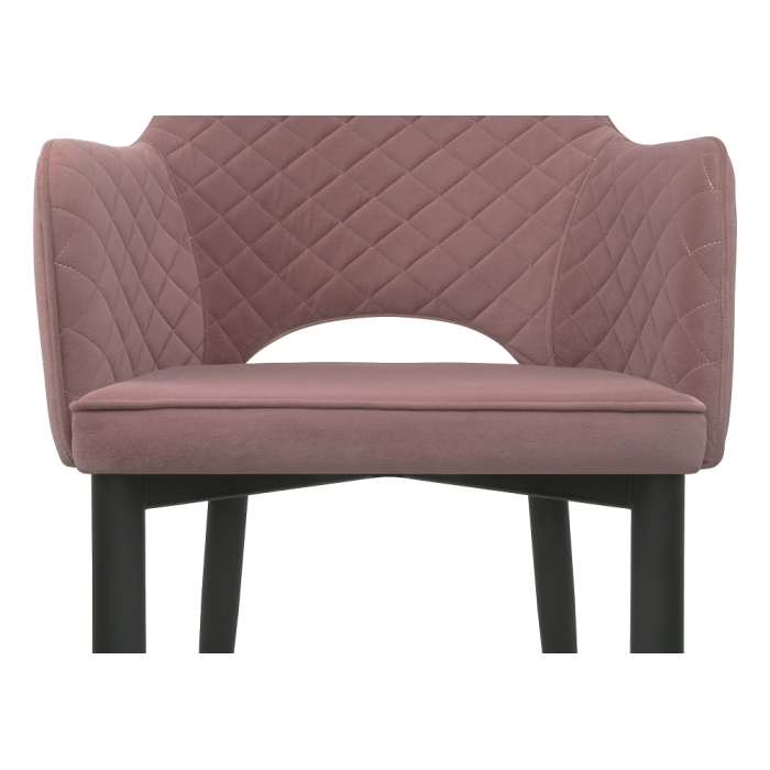 Стул на металлокаркасе Vener light purple / black