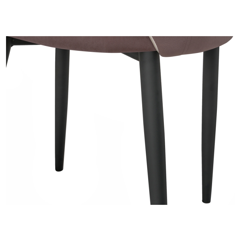 Стул на металлокаркасе Vener light purple / black