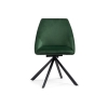 Стул на металлокаркасе Окленд крутящийся темно-зеленый / черный