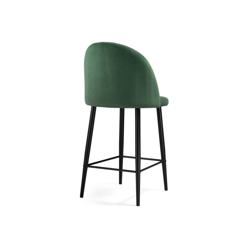 Барный стул Амизуре катания изумруд / черный матовый