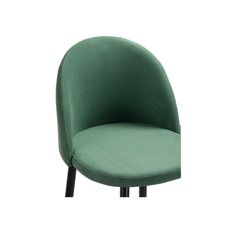 Барный стул Амизуре катания изумруд / черный матовый