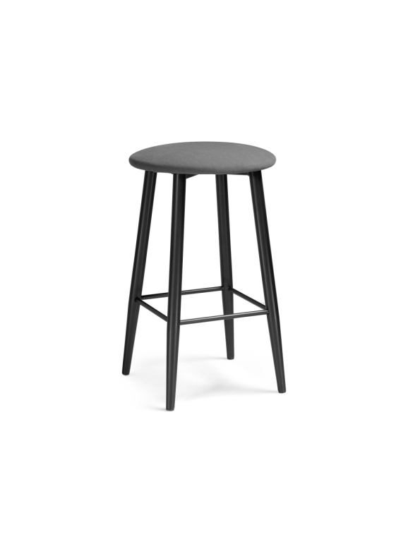 Барный стул Гангток катания графит / черный матовый