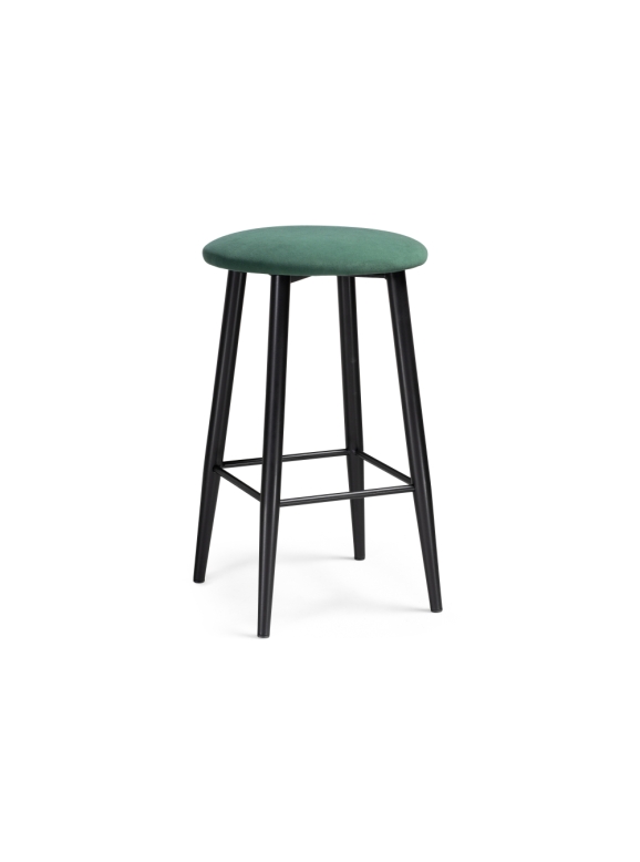 Барный стул Гангток катания изумруд / черный матовый