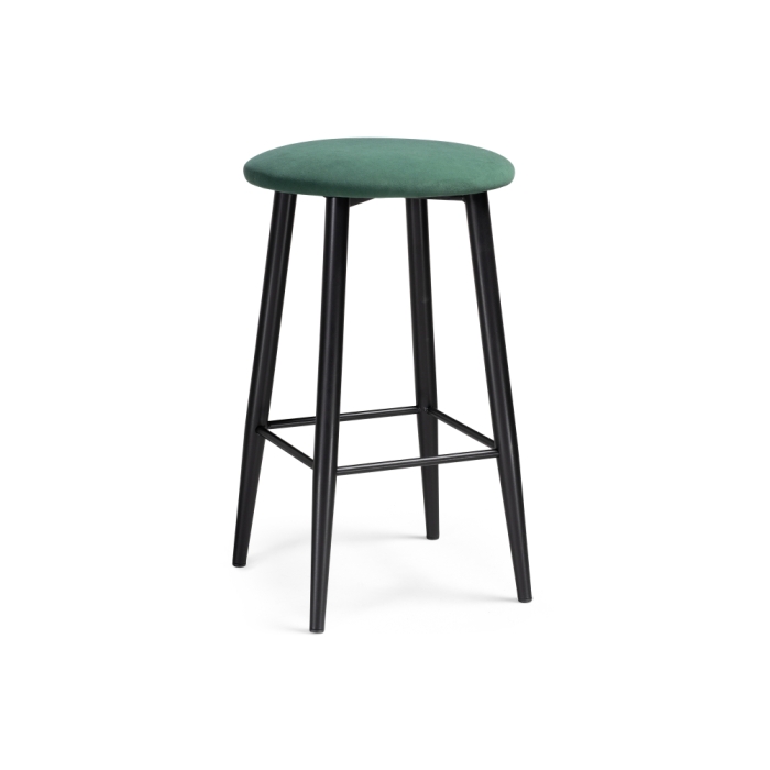 Барный стул Гангток катания изумруд / черный матовый