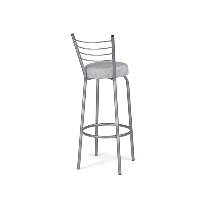 Барный стул Kuroda белый мрамор / светлый мусс