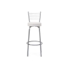 Барный стул Kuroda белый полимер / светлый мусс