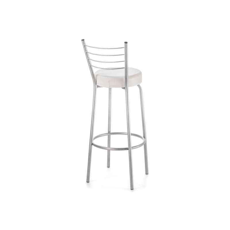 Барный стул Kuroda белый полимер / светлый мусс