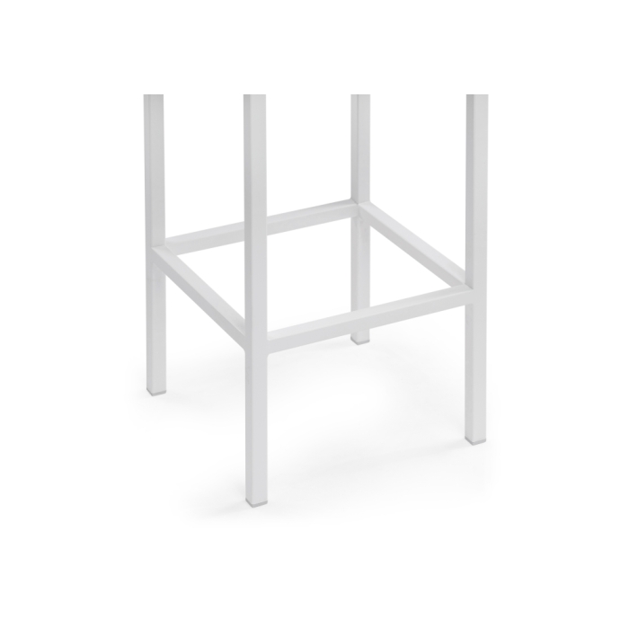 Барный стул Лофт катания дасти блю / белый матовый