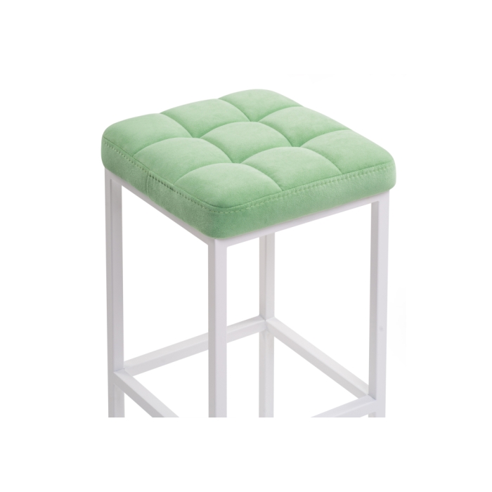 Барный стул Лофт катания минт / белый матовый