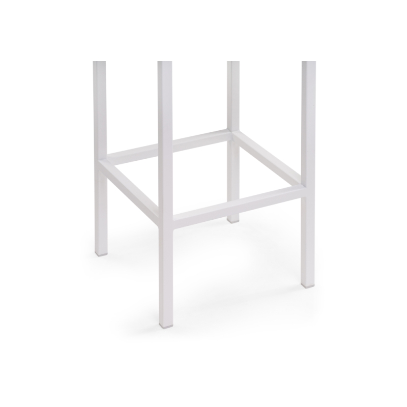 Барный стул Лофт катания минт / белый матовый