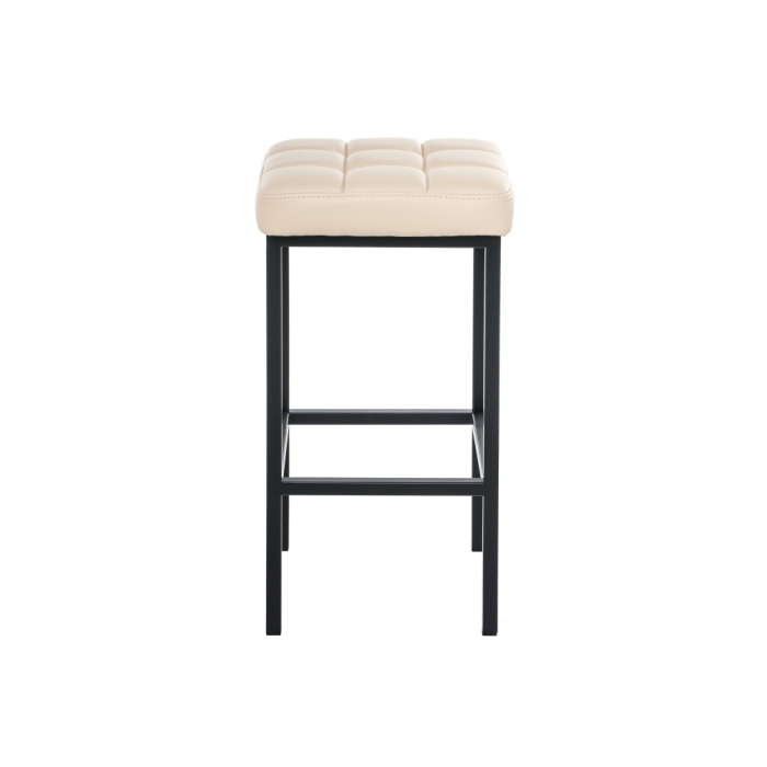 Барный стул Лофт кожзам d1 / черный матовый