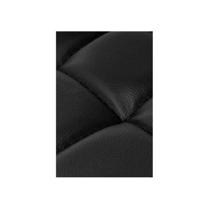 Барный стул Лофт кожзам d6 / черный матовый