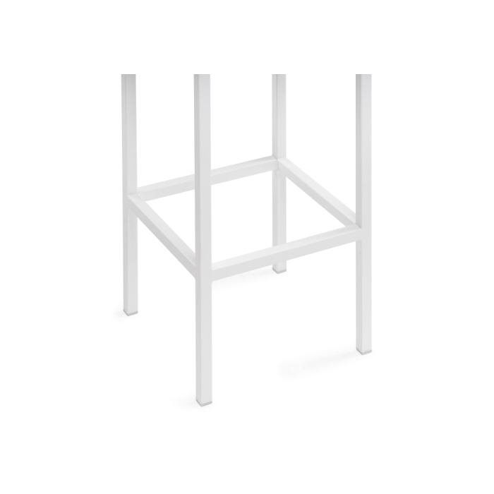 Барный стул Лофт линкольн белый / белый матовый