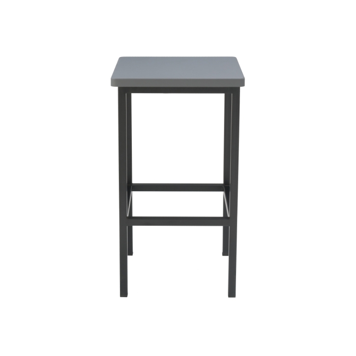 Барный стул Лофт темно-серый / черный матовый