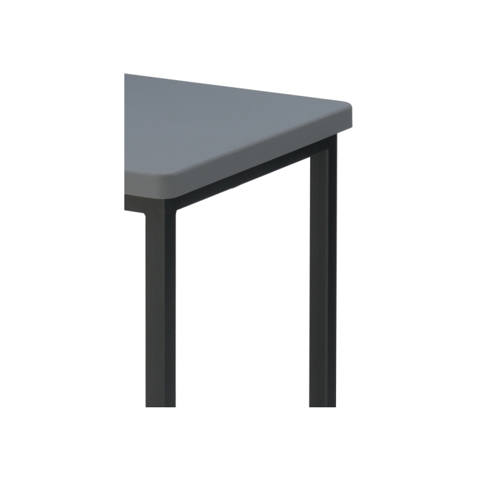 Барный стул Лофт темно-серый / черный матовый