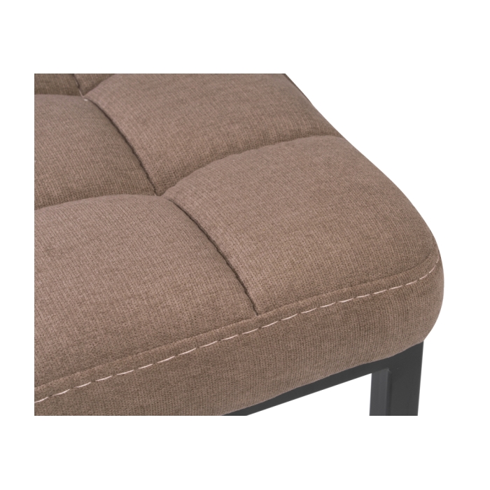 Барный стул Лофт ткань канди мокко / черный матовый