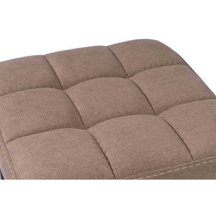 Барный стул Лофт ткань канди мокко / черный матовый