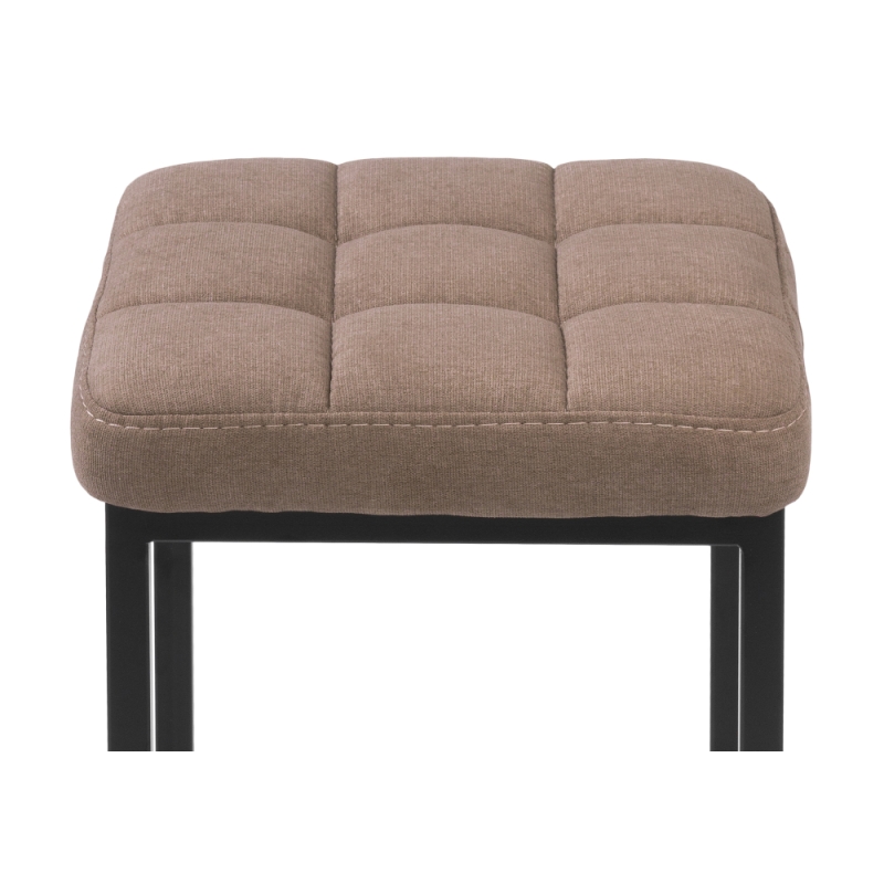 Барный стул Лофт ткань канди мокко / черный матовый