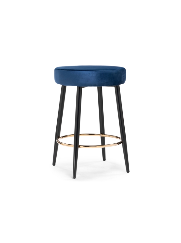 Барный стул Plato dark blue